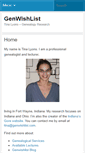 Mobile Screenshot of genwishlist.com
